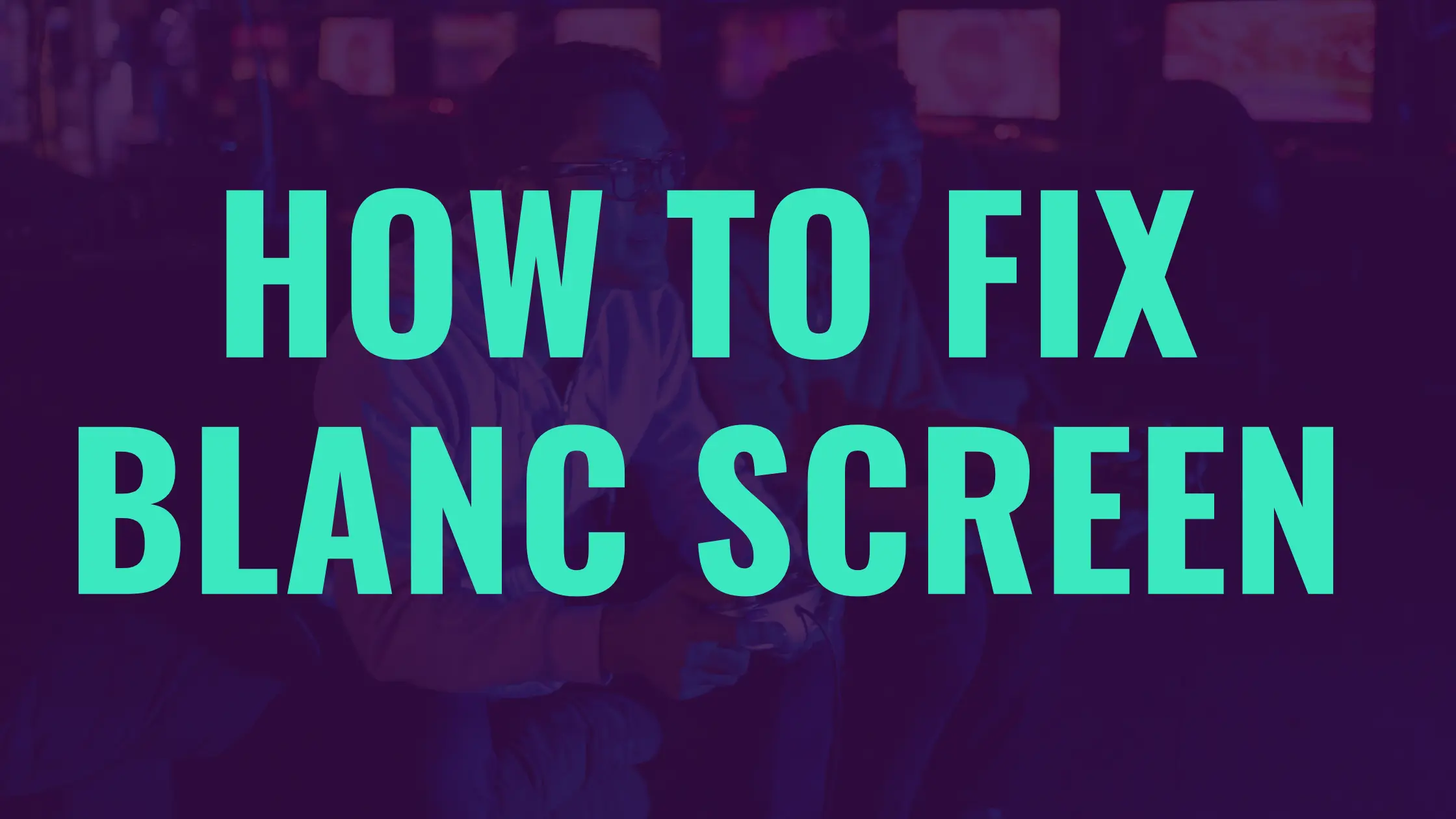 blanc screen